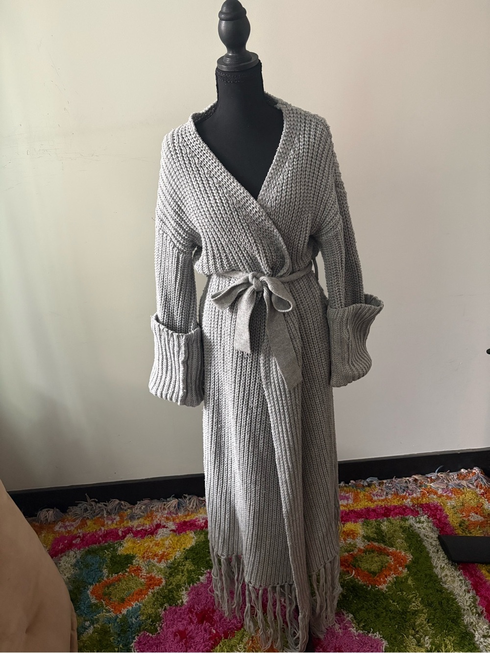 Hanifa Miya Knit Cardigan Dress